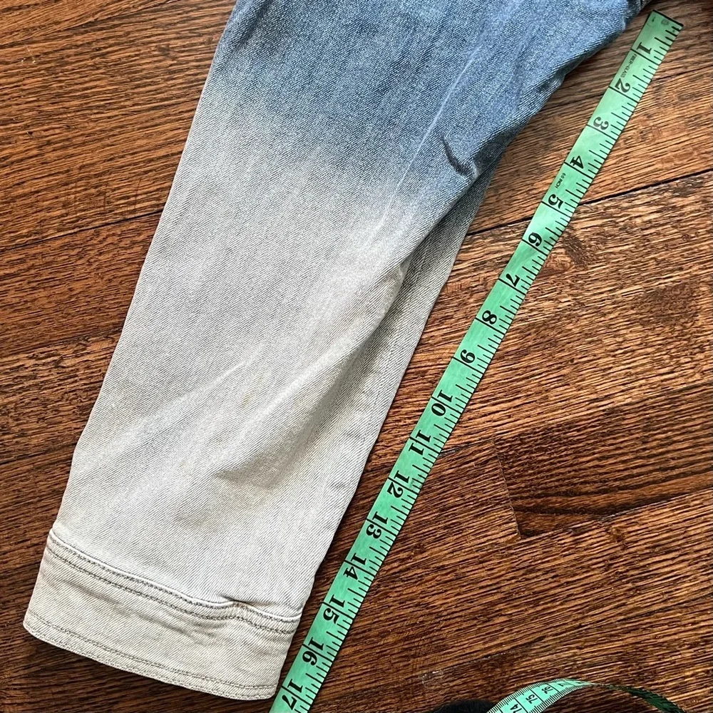 Torrid blue and white dip dye Jean jacket size 3X